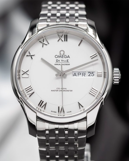 Omega De Ville 41MM Silver Dial Steel Bracelet (433.10.41.22.02.001)