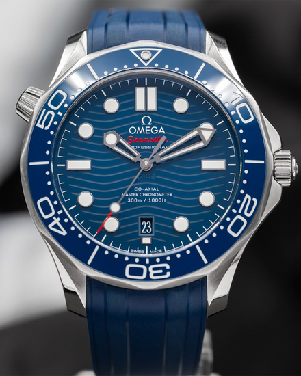 Omega Seamaster Diver 300M 42MM Blue Dial Rubber Strap (210.32.42.20.03.001)