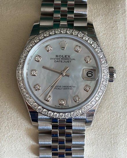 2026 Rolex Datejust 31MM Mother Of Pearl Dial Jubilee Bracelet (278384RBR)