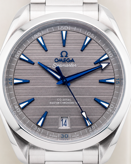 2024 Omega Seamaster Aqua Terra 150M Grey Dial Steel Bracelet (220.10.41.21.06.001)
