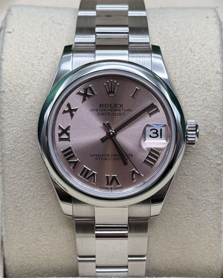 2026 Rolex Datejust 31MM Pink Dial Oyster Bracelet (278240)
