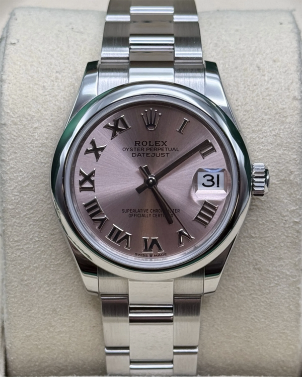 2026 Rolex Datejust 31MM Pink Dial Oyster Bracelet (278240)