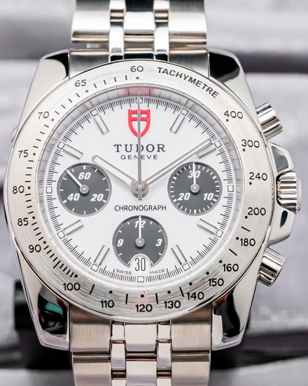 2011 Tudor Sport Chronograph 41MM White Dial Steel Bracelet (20300)