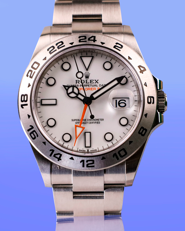 2026 Rolex Explorer II "Polar" 42MM White Dial Oyster Bracelet (226570)