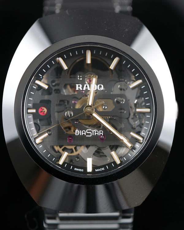 Rado Diastar 38MM Skeleton Dial Steel Bracelet (R12162153)