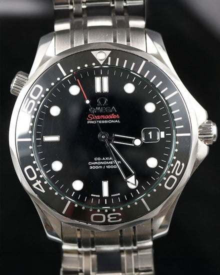 2019 Omega Seamaster Diver 300M 41MM Black Dial Steel Bracelet (212.30.41.20.01.003)