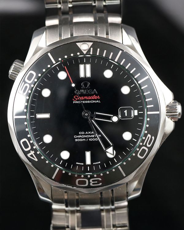 2019 Omega Seamaster Diver 300M 41MM Black Dial Steel Bracelet (212.30.41.20.01.003)