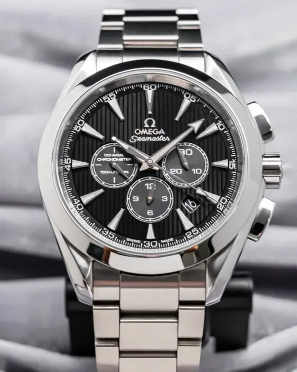 2017 Omega Seamaster Aqua Terra 150M 44MM Black Dial Steel Bracelet (231.10.44.50.01.001)