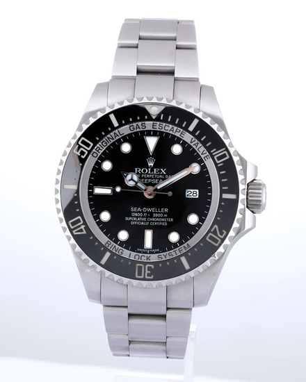 No Reserve - 2015 Rolex Sea-Dweller Deepsea 44MM Black Dial Oyster Bracelet (116660)
