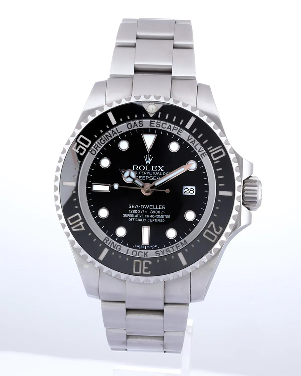 No Reserve - 2015 Rolex Sea-Dweller Deepsea 44MM Black Dial Oyster Bracelet (116660)