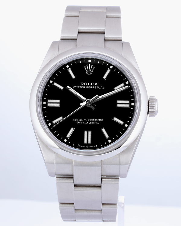 No Reserve - 2026 Rolex Oyster Perpetual 41MM Black Dial Oyster Bracelet (134300)