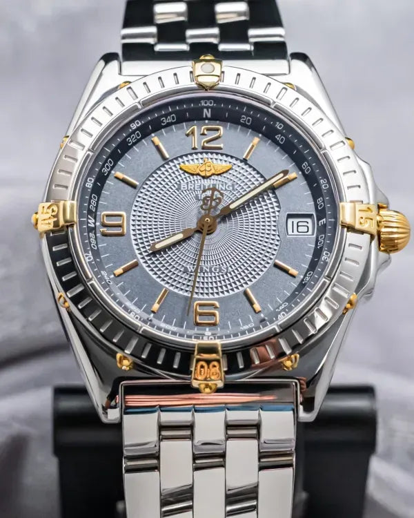 Breitling Windrider Wings 38MM Grey Dial Steel Bracelet (B10050)