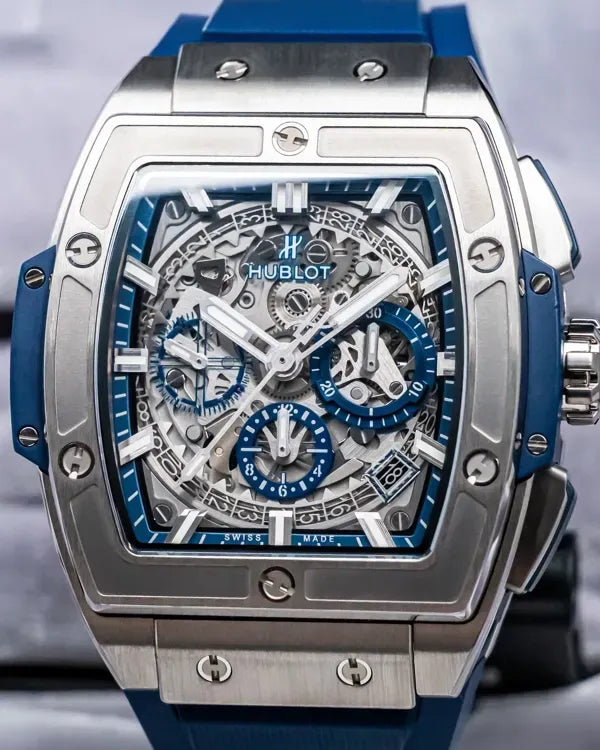 Hublot Spirit Of Big Bang 42MM Skeleton Dial Rubber Strap (641.NX.7170.LR)