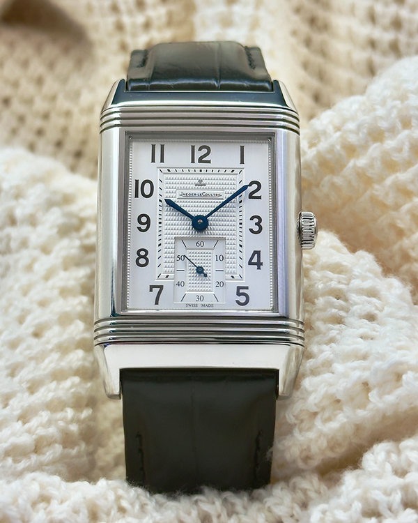 2012 Jaeger-LeCoultre Reverso Grande 976 48MM Silver Dial Leather Strap (Q3738420)