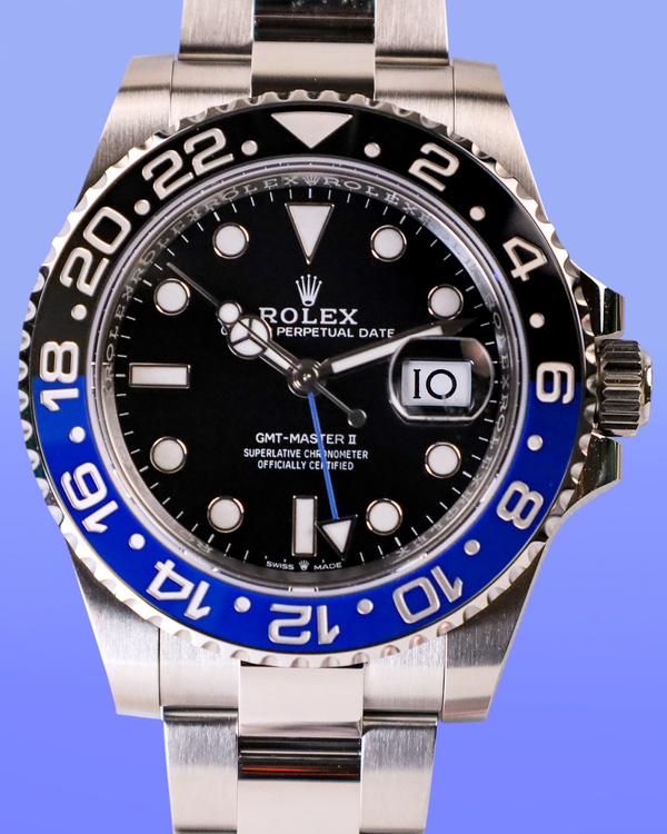 2026 Rolex GMT-Master II "Batman" 40MM Black Dial Oyster Bracelet (126710BLNR)