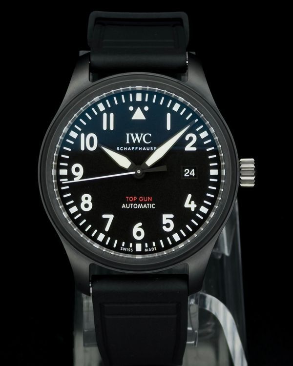 2026 IWC Schaffhausen Pilot Chronograph "Top Gun" 41MM Black Dial Textile Strap (IW326906)