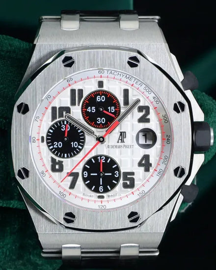2014 Audemars Piguet Royal Oak Offshore Chronograph "Panda" 42MM White Dial Steel Bracelet (26170ST.OO.1000ST.01)