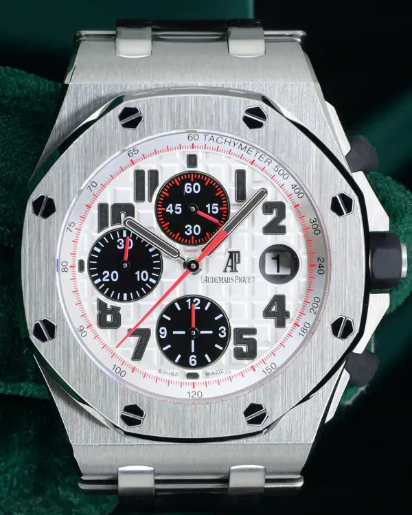 2014 Audemars Piguet Royal Oak Offshore Chronograph "Panda" 42MM White Dial Steel Bracelet (26170ST.OO.1000ST.01)