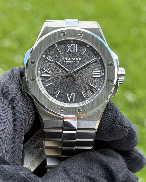 2025 Chopard Alpine Eagle 41MM Grey Dial Steel Bracelet (298600-3002)