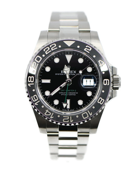 Rolex GMT-Master II "Bruce Wayne" 40MM Black Dial Oyster Bracelet (126710GRNR)