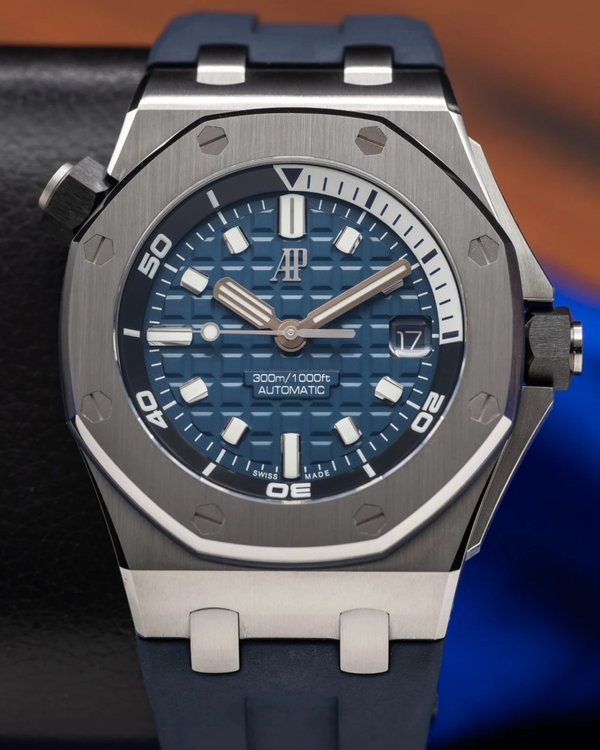 2021 Audemars Piguet Royal Oak Offshore Diver 42MM Blue Dial Rubber Strap (15720ST.OO.A027CA.01)