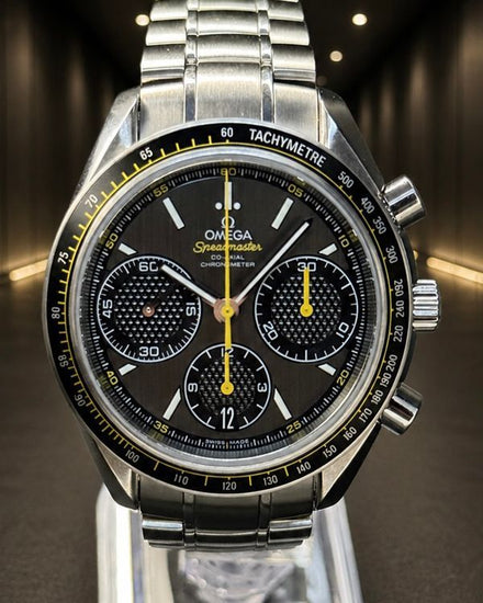 No Reserve - 2024 Omega Speedmaster Racing Co-Axial Chronograph 40MM Grey Dial Steel Bracelet (326.30.40.50.06.001)