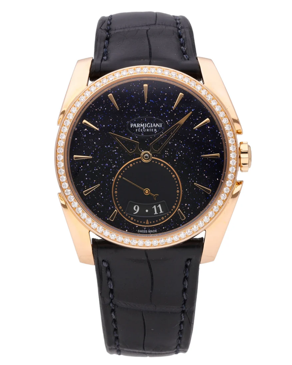 Parmigiani Fleurier Tonda Metropolitaine 33.1MM Blue Dial Leather Strap (PFC273-1062500-HA3121)