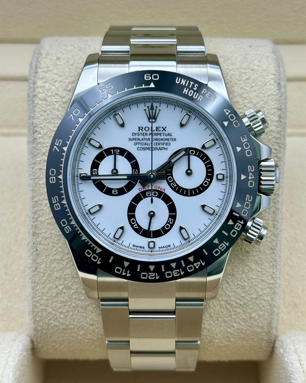 2025 Rolex Cosmograph Daytona "Panda" 40MM White Dial Oyster Bracelet (116500LN)