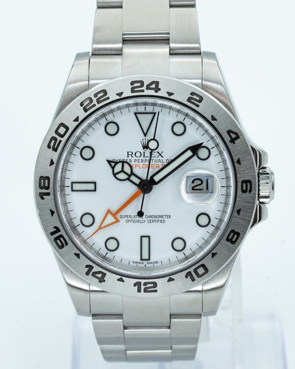 Rolex Explorer II "Polar" 42MM White Dial Steel Bracelet (216570)