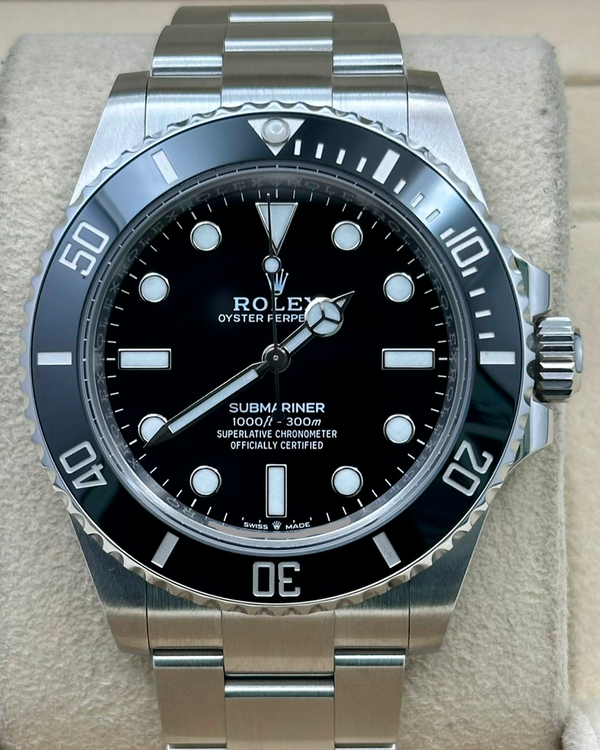 2024 Rolex Submariner No-Date 41MM Black Dial Oyster Bracelet (124060)