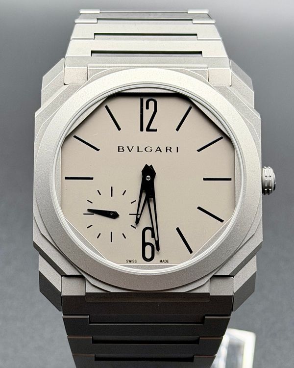 2021 Bvlgari Octo Finissimo 40MM Titanium Dial Titanium Bracelet (102713)