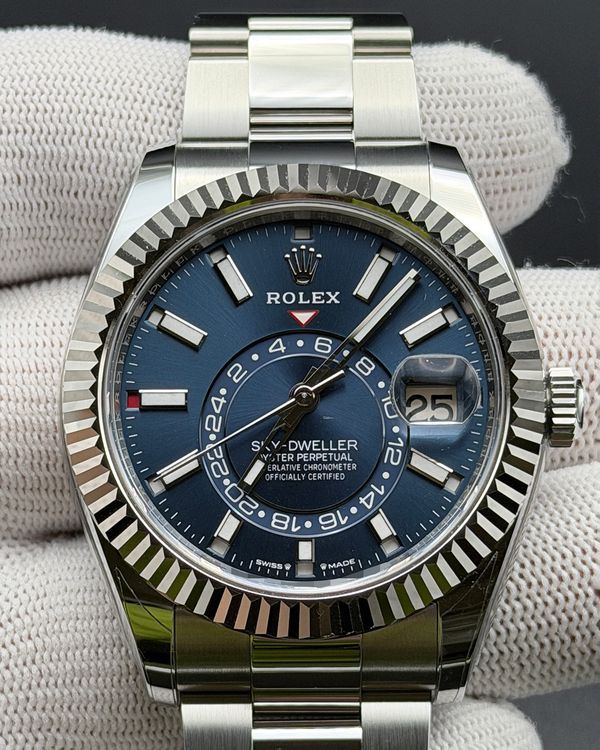2026 Rolex Sky-Dweller 42MM Blue Dial Oyster Bracelet (336934)
