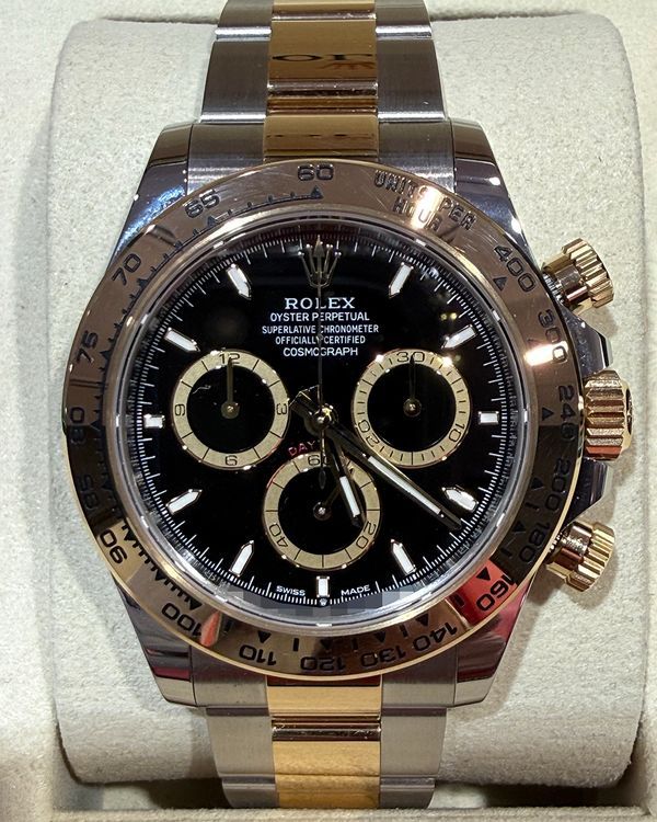 2026 Rolex Cosmograph Daytona 40MM Black Dial Two-Tone Oyster Bracelet (126503)