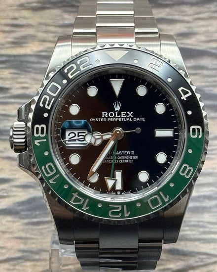2023 Rolex GMT-Master II “Sprite” 40MM Black Dial Oyster Bracelet (126720VTNR)