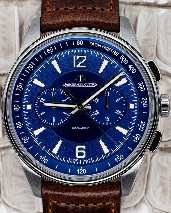 2021 Jaeger-LeCoultre Polaris 42MM Blue Dial Leather Strap (Q9028480)