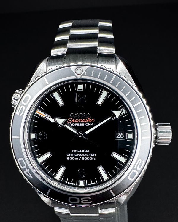 2021 Omega Seamaster Planet Ocean 600M 42MM Black Dial Steel Bracelet (232.30.42.21.01.001)