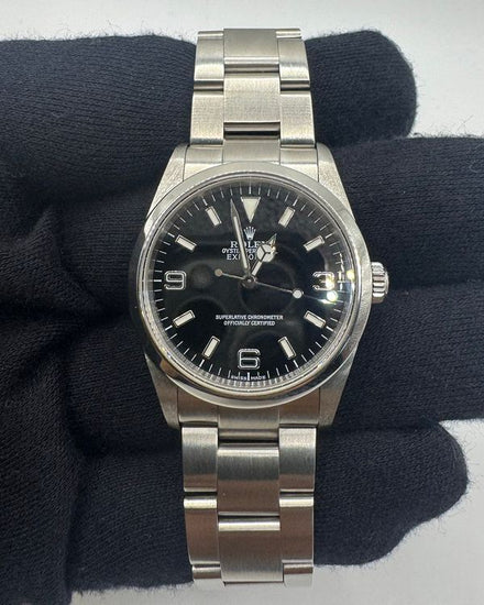 2003 Rolex Explorer 36MM Black Dial Oyster Bracelet (114270)