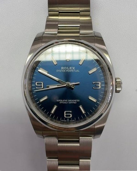 2017 Rolex Oyster Perpetual 36MM Blue Dial Oyster Bracelet (116000)