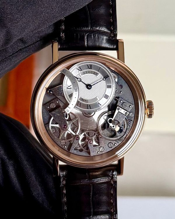 2022 Breguet Tradition 40MM Skeleton Dial Leather Strap (7097BR/G1/9WU)
