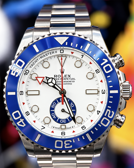 No Reserve - 2026 Rolex Yacht-Master 44MM White Dial Oyster Bracelet (126680)