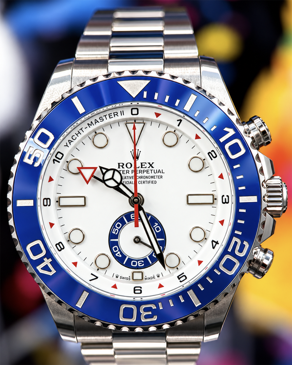 No Reserve - 2026 Rolex Yacht-Master 44MM White Dial Oyster Bracelet (126680)