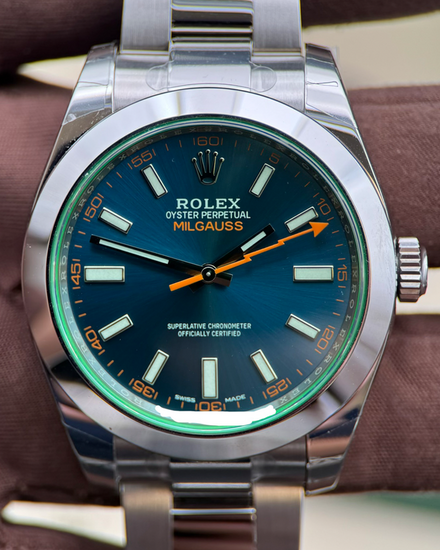 2022 Rolex Milgauss 40MM Blue Dial Oyster Bracelet (116400GV)