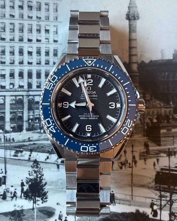2026 Omega Seamaster Planet Ocean 600M 42MM Black Dial Steel Bracelet (217.30.42.21.01.002)