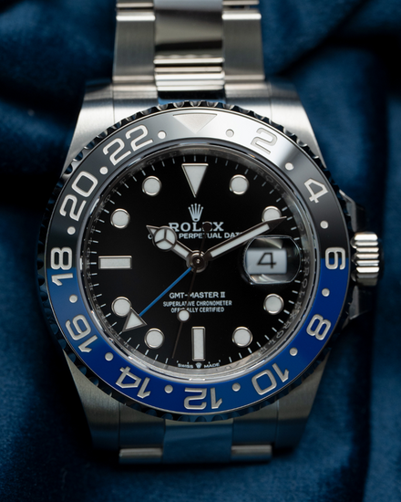 No Reserve - 2026 Rolex GMT-Master II "Batman" 40MM Black Dial Oyster Bracelet (126710BLNR)