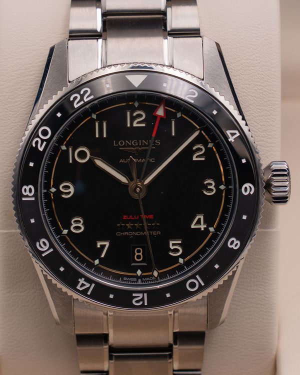2025 Longines Spirit Zulu Time 39MM Anthracite Dial Titanium Bracelet (L3.802.1.53.6)