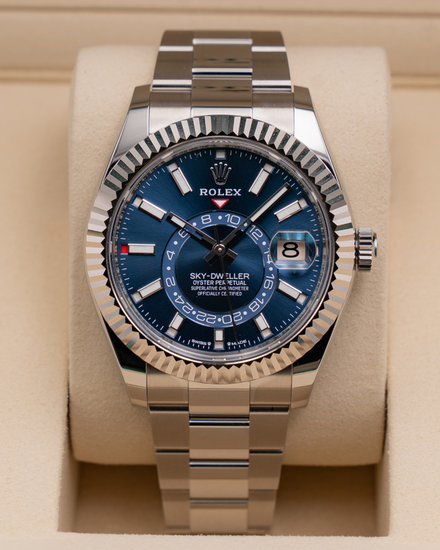 2026 Rolex Sky-Dweller 42MM Blue Dial Oyster Bracelet (336934)