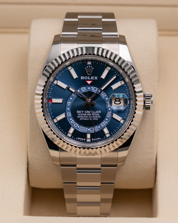 2026 Rolex Sky-Dweller 42MM Blue Dial Oyster Bracelet (336934)