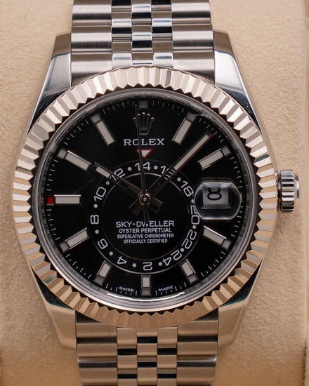 2022 Rolex Sky-Dweller 42MM Black Dial Jubilee Bracelet (326934)