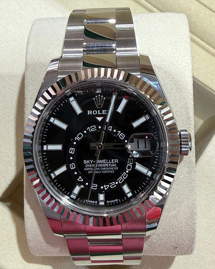 2023 Rolex Sky-Dweller 42MM Black Dial Oyster Bracelet (326934)