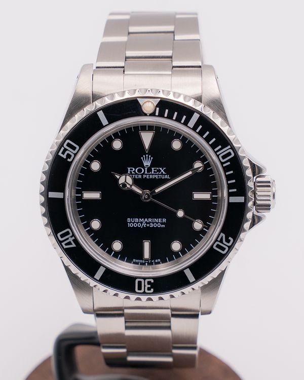 Rolex Submariner No-Date 40MM Black Dial Oyster Bracelet (14060)